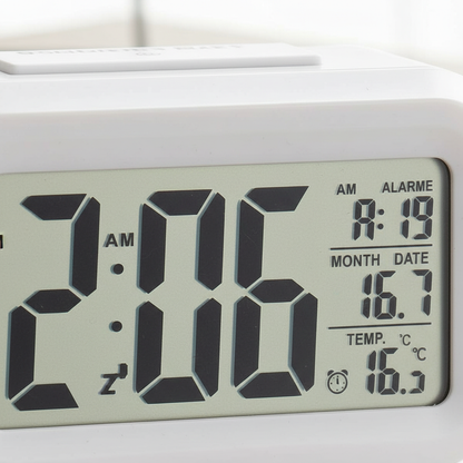 Close-up of LCD display features