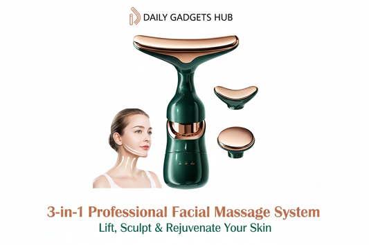 DAILY GADGETS HUB - 3-in-1 Facial Massage System