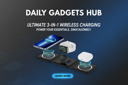 DAILY GADGETS HUB - 3-in-1 Wireless Charging Station Introduction