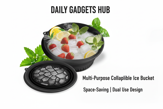 DAILY GADGETS HUB - Collapsible Ice Bucket