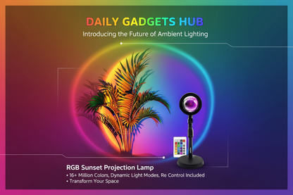 DAILY GADGETS HUB - Sunset Projection Lamp