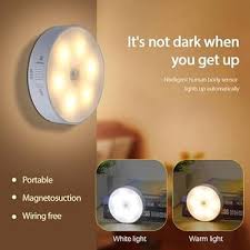 Body Induction Lamp - Motion Sensor LED Night Light USB Rechargeable