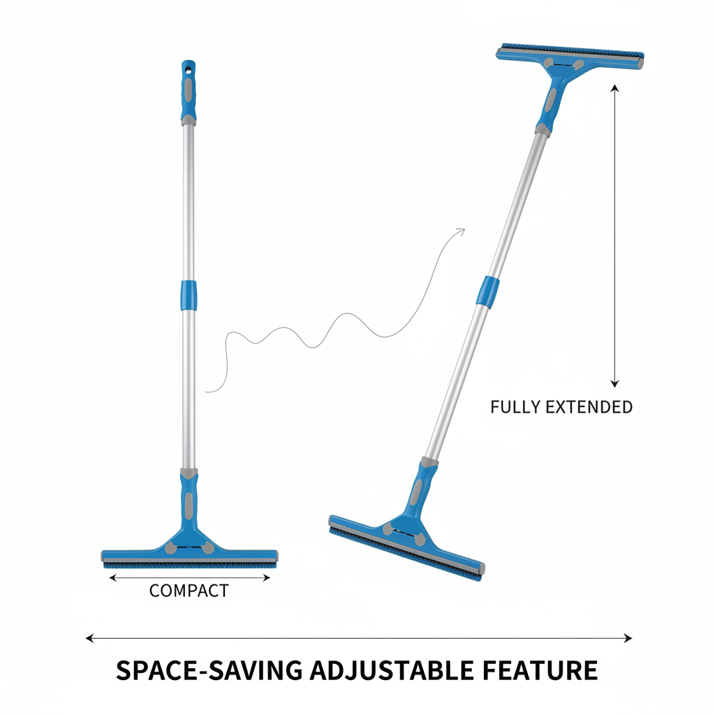 Squeegee compact and extended comparison