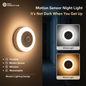Motion Sensor Night Light with DAILY GADGETS HUB branding