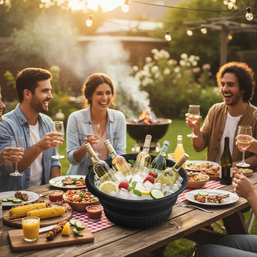 Party and beverage cooling use