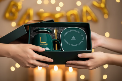 Presenting the gift to recipient