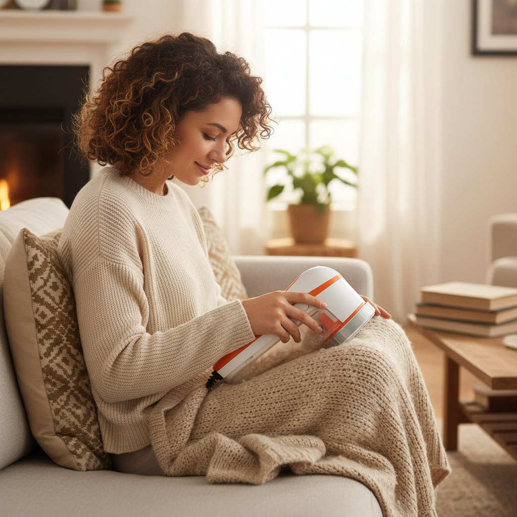 Using on Blanket at Home