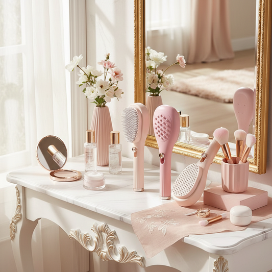 Vanity table lifestyle shot