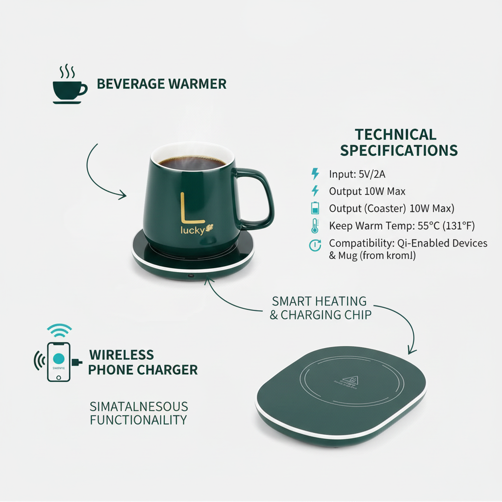 Wireless charging feature infographic