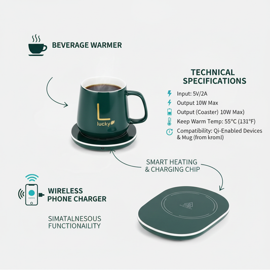 Wireless charging feature infographic